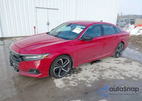 2021 Honda Accord Sport z USA, uszkodzony, nr VIN 1HGCV1F35MA017237
